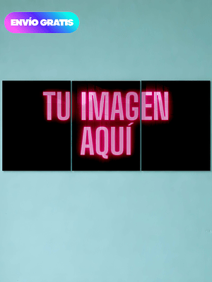 Cuadro personalizado Triple 40x90 Cms