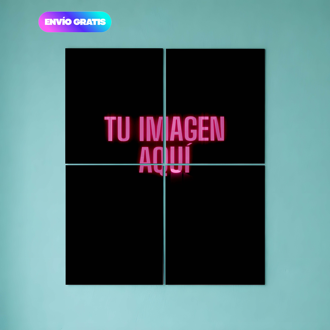 Cuadro Personalizado Cuádruple 60x80 cms 1