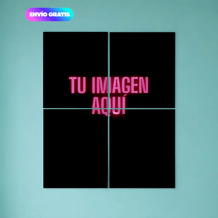 Cuadro Personalizado Cuádruple 60x80 cms 1