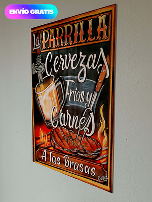 Cuadro metálico para Quincho