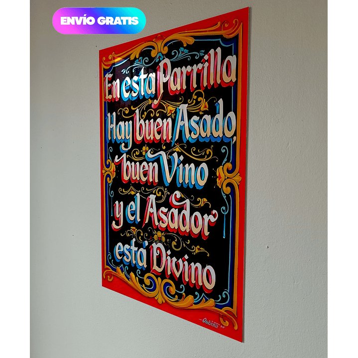 Cuadro metálico para Quincho 1