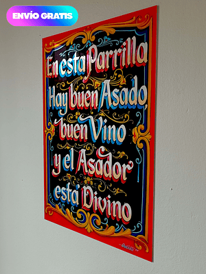 Cuadro metálico para Quincho