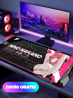 Mousepad Gamer Personalizado Nino Nakano - Tela Speed | Waterproof | 4 mm