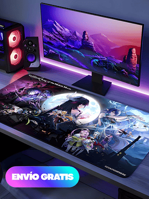 Mousepad Gamer Personalizado Genshin Impact - Tela Speed | Waterproof | 4 mm
