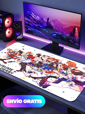 Mousepad Gamer Personalizado Uma Musume - Tela Speed | Waterproof | 4 mm