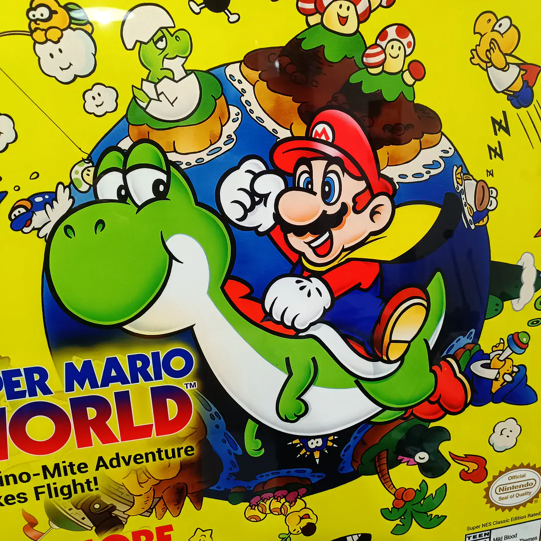 SUPER MARIO WORLD 60X80 MEGA OFERTA 6