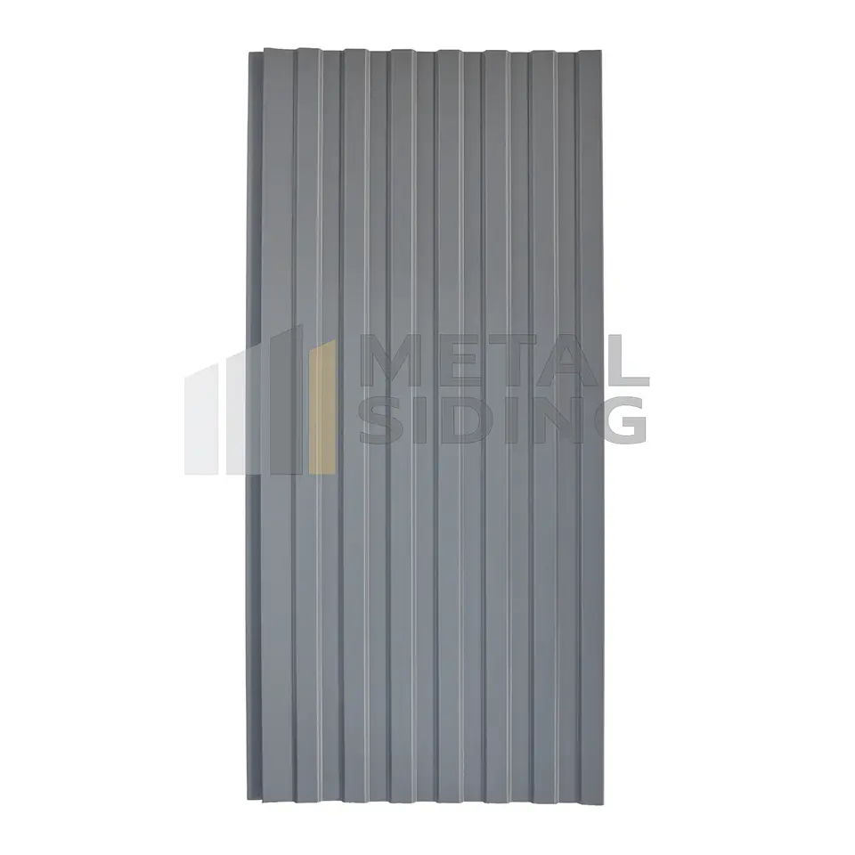 Metal Siding ranurado color Grafito Caja 8 Planchas 3
