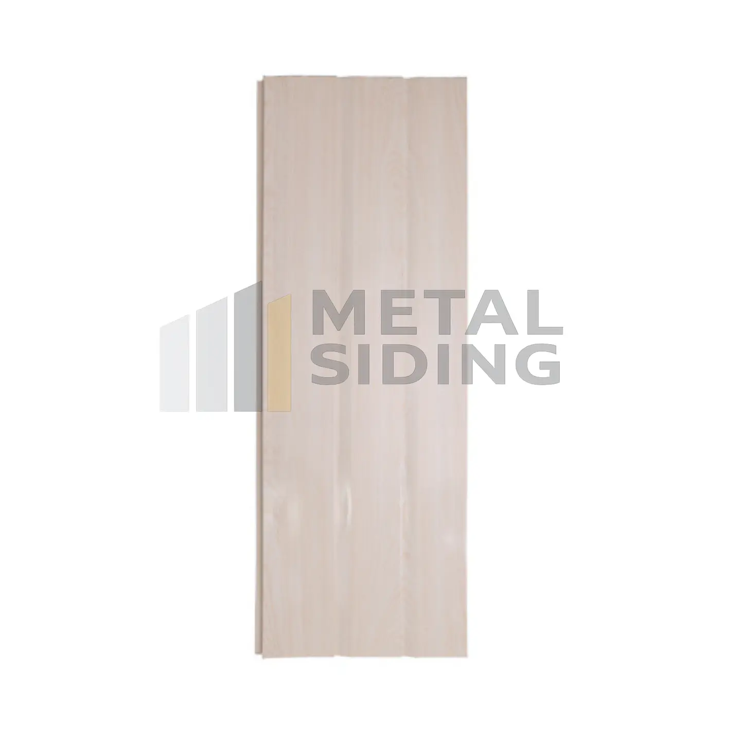 Metal Siding color Crema Caja 8 Planchas 3