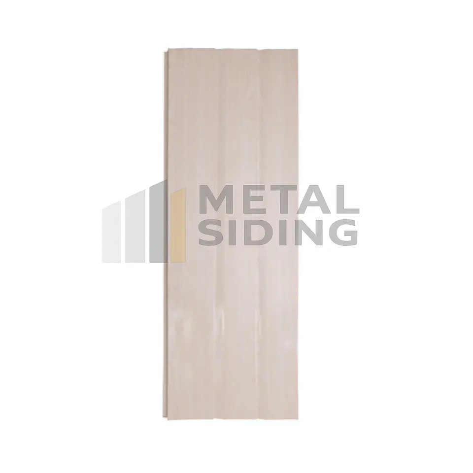 Metal Siding color Crema Caja 8 Planchas 3
