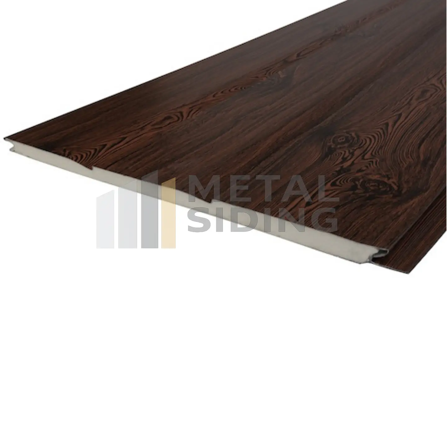 Metal Siding color Cedro Caja 8 planchas 2