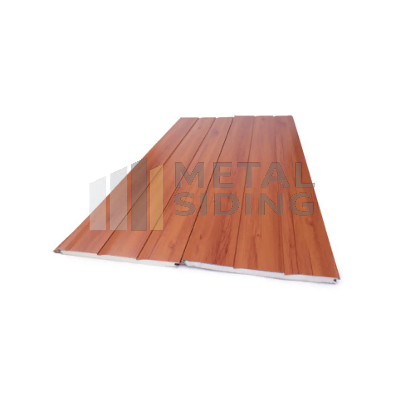 Metal Siding color Madera Caja 8 Planchas 4