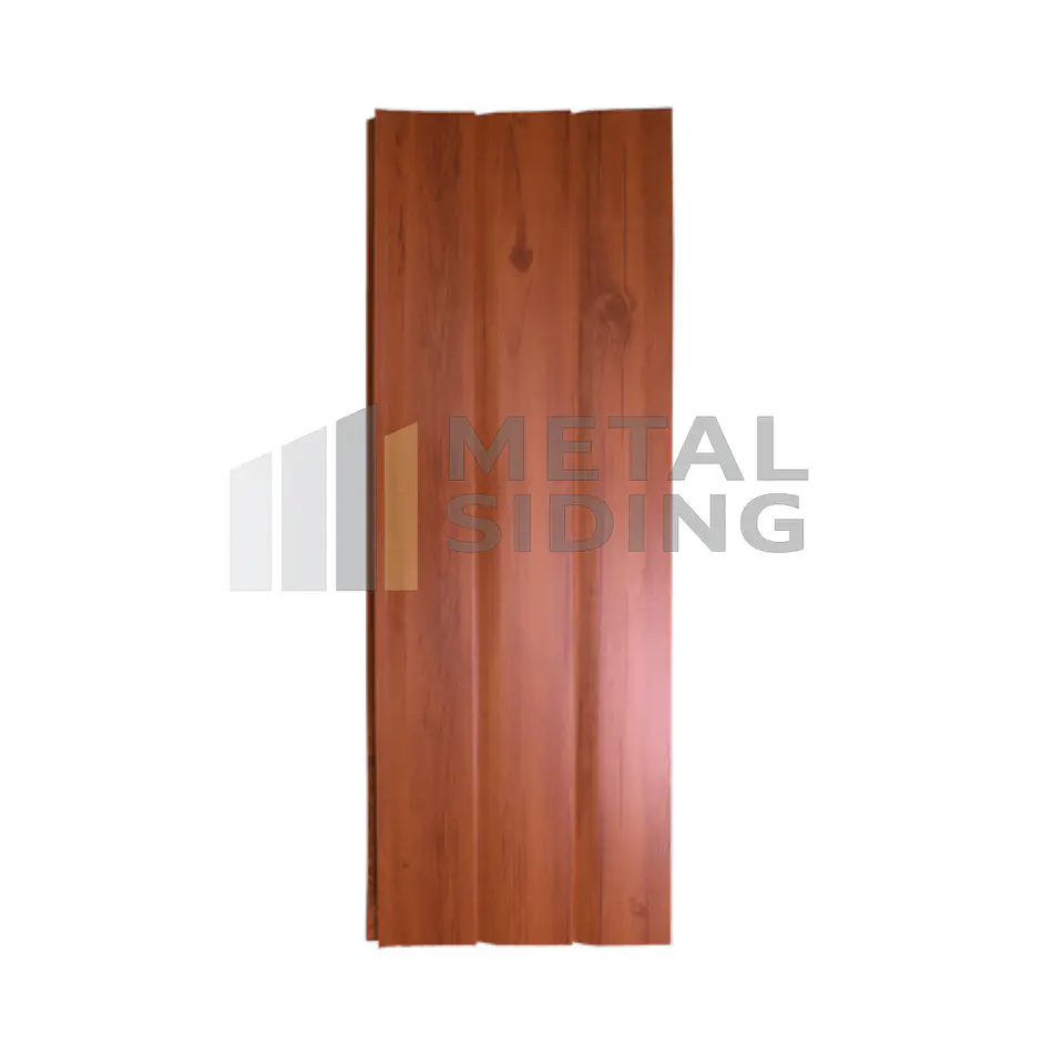 Metal Siding color Madera Caja 8 Planchas 3
