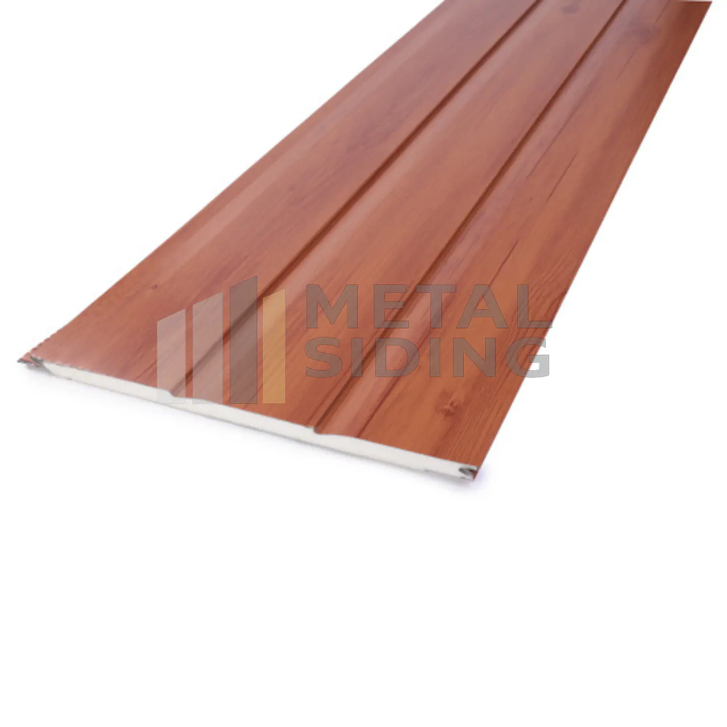 Metal Siding color Madera Caja 8 Planchas 5