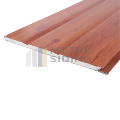 Metal Siding color Madera Caja 8 Planchas