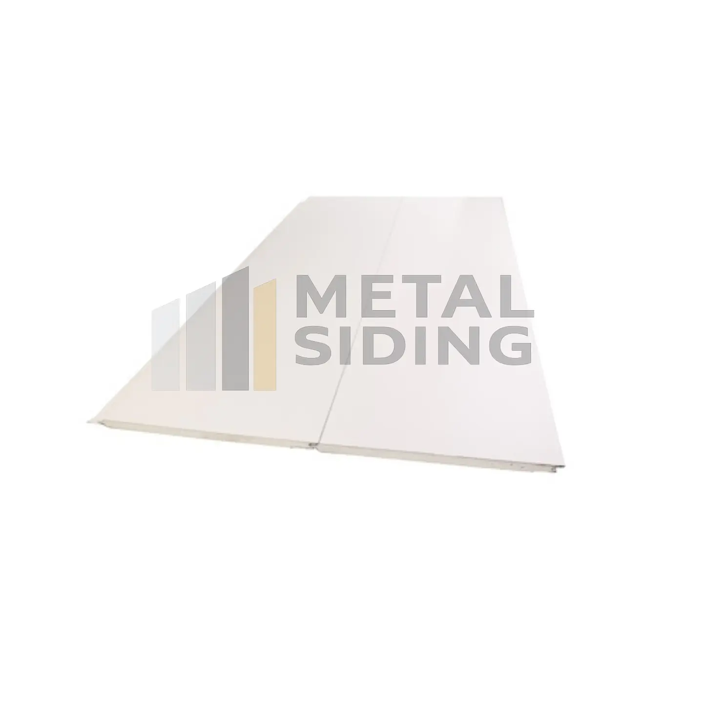 Metal Siding Liso color Blanco Caja 8 Planchas 4