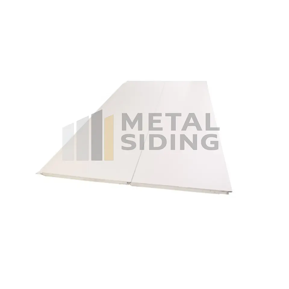 Metal Siding Liso color Blanco Caja 8 Planchas 4