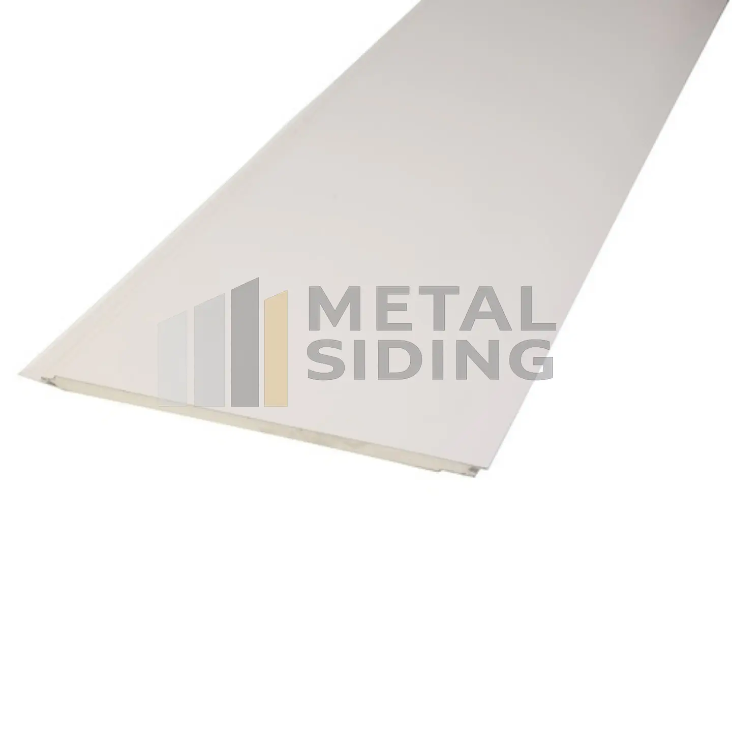 Metal Siding Liso color Blanco Caja 8 Planchas 5