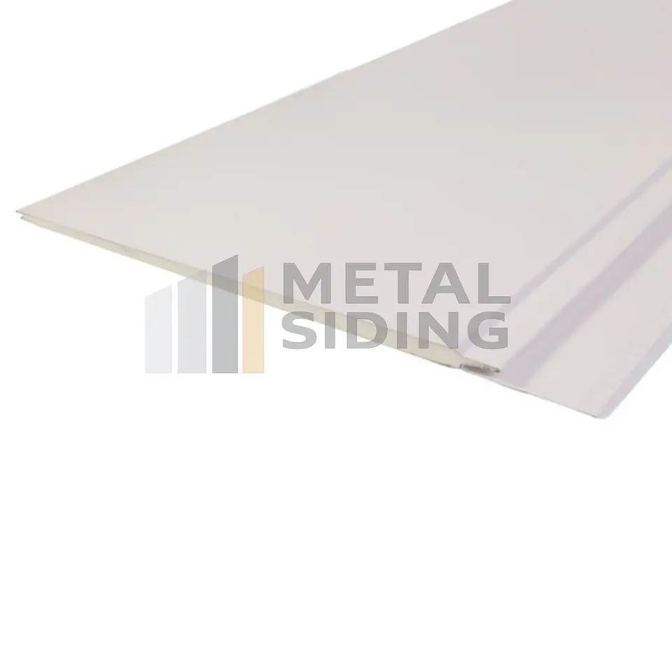 Metal Siding Liso color Blanco Caja 8 Planchas 2