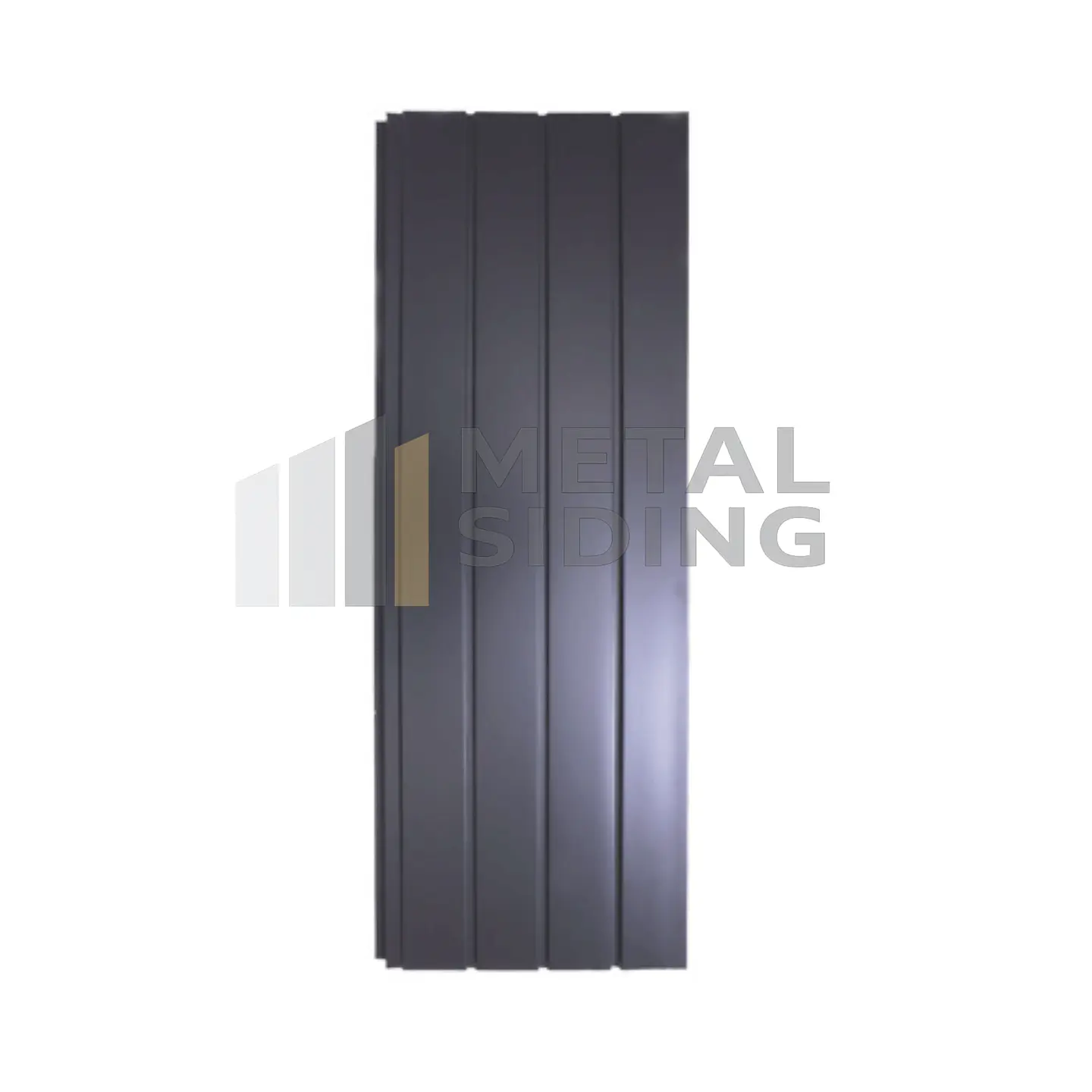 Metal Siding color Negro Caja 8 Planchas 3