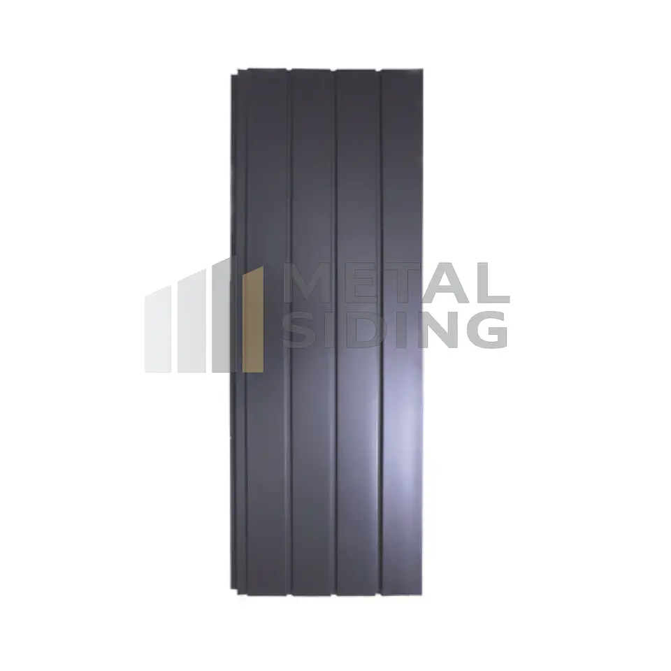 Metal Siding color Negro Caja 8 Planchas 3