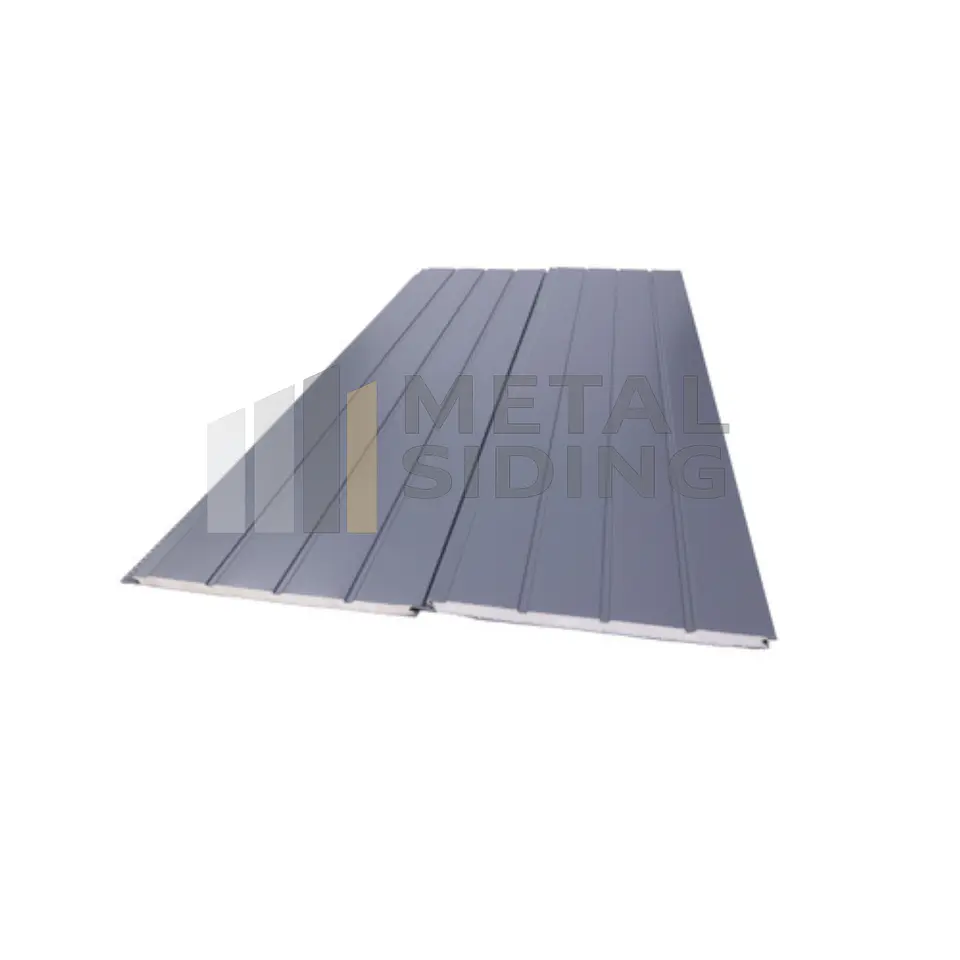 Metal Siding color Grafito Caja 8 Planchas 4