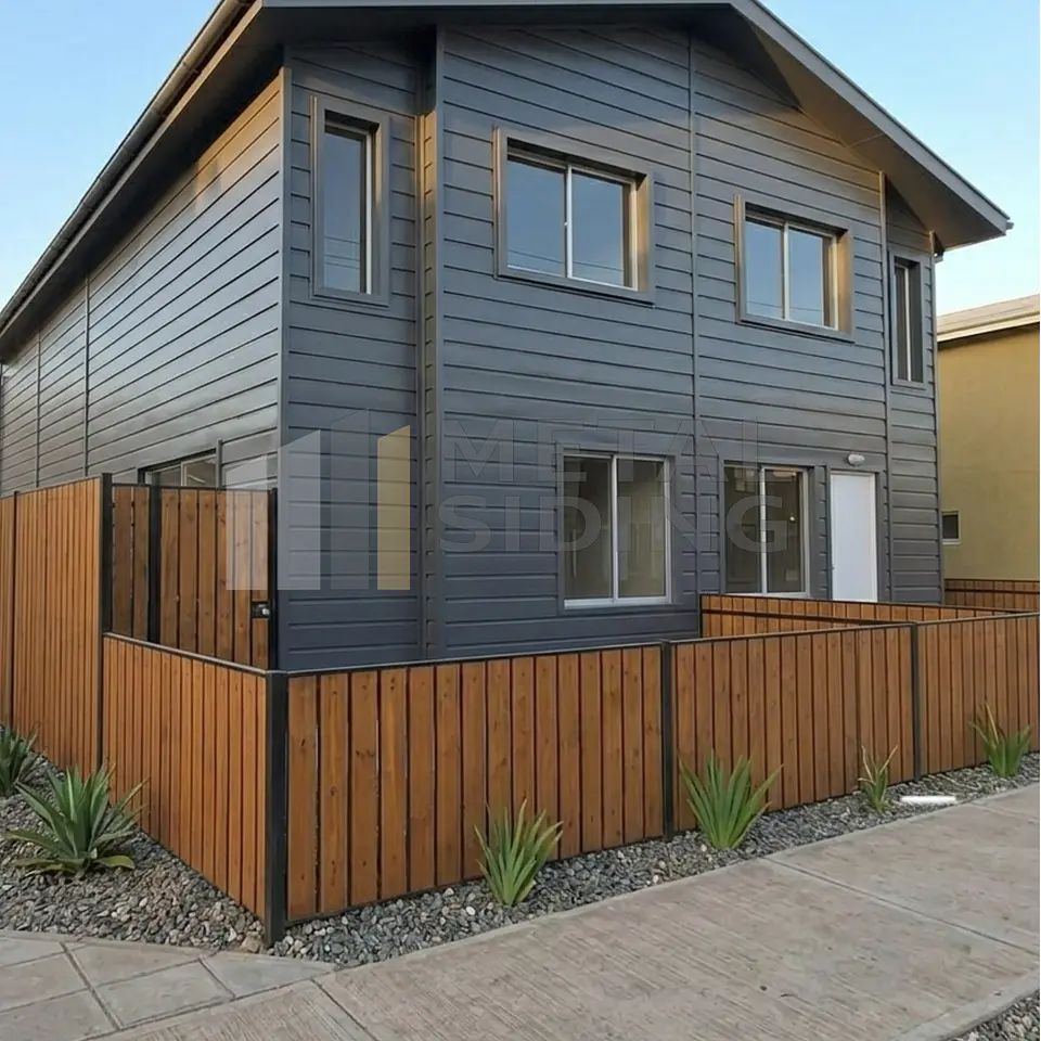 Metal Siding color Grafito Caja 8 Planchas 1