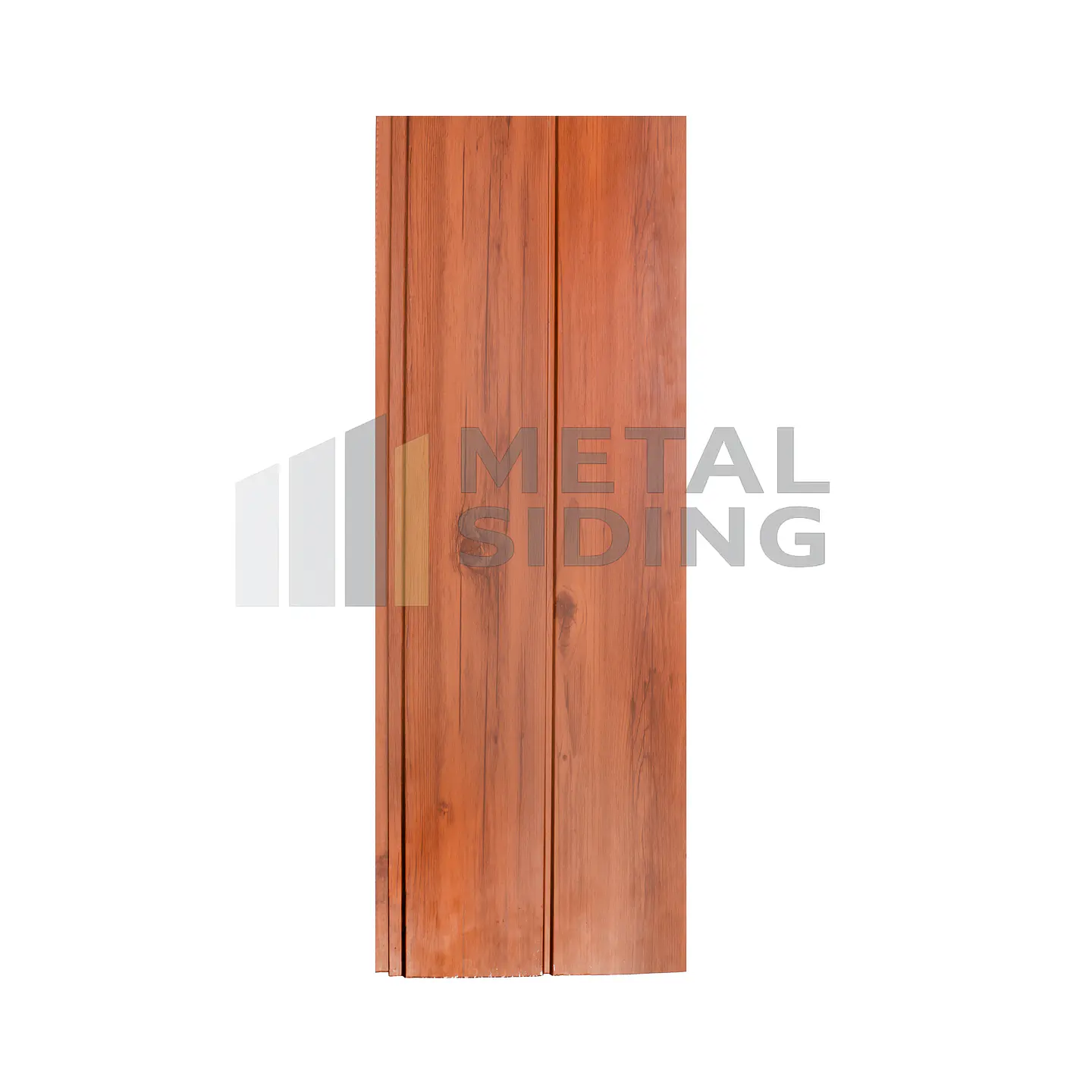 Metal Siding texturizado color Madera Caja 8 Planchas 3