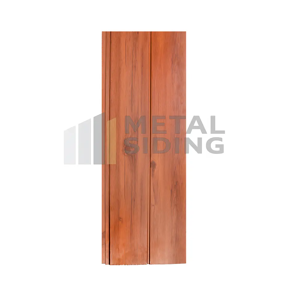 Metal Siding texturizado color Madera Caja 8 Planchas 3