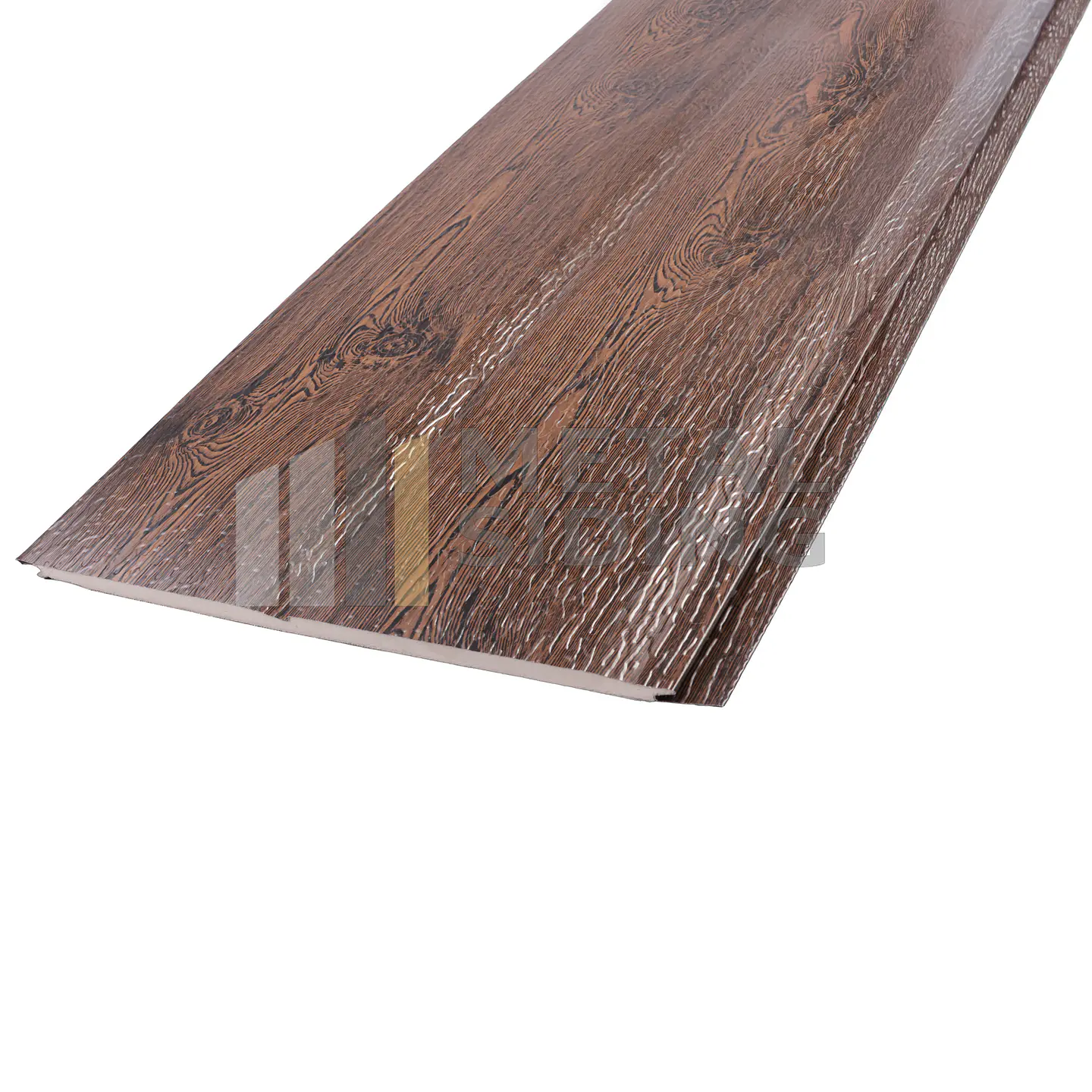 Metal Siding texturizado color Roble Caja 8 Planchas 4