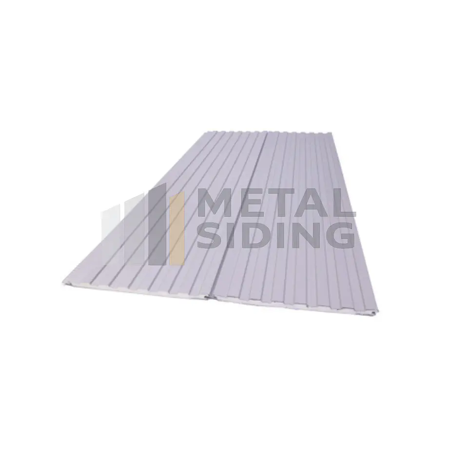 Metal Siding ranurado color Piedra Caja 8 Planchas 4