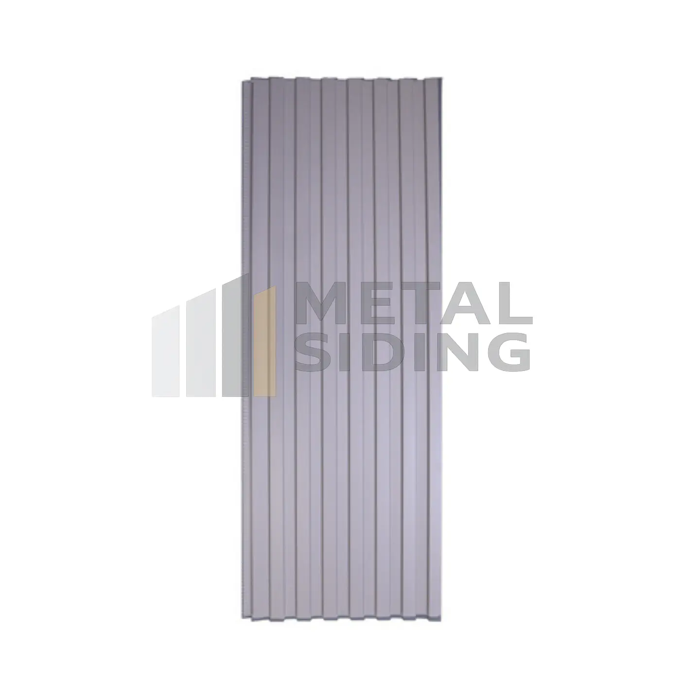 Metal Siding ranurado color Piedra Caja 8 Planchas 3
