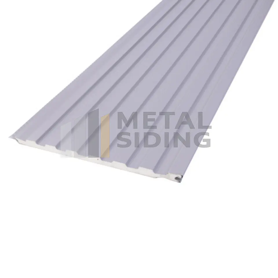 Metal Siding ranurado color Piedra Caja 8 Planchas 5