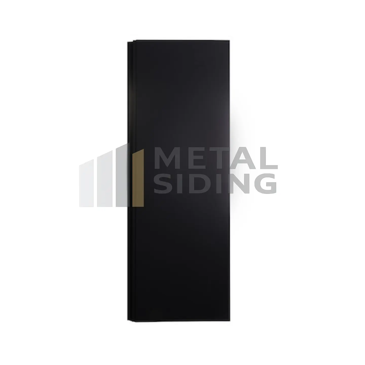 Metal Siding Liso color Negro Caja 8 Planchas 3