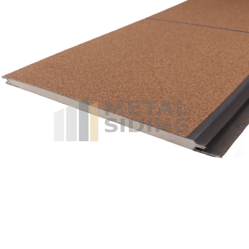 Metal Siding tipo Granito color Cafe Caja 8 Planchas 2