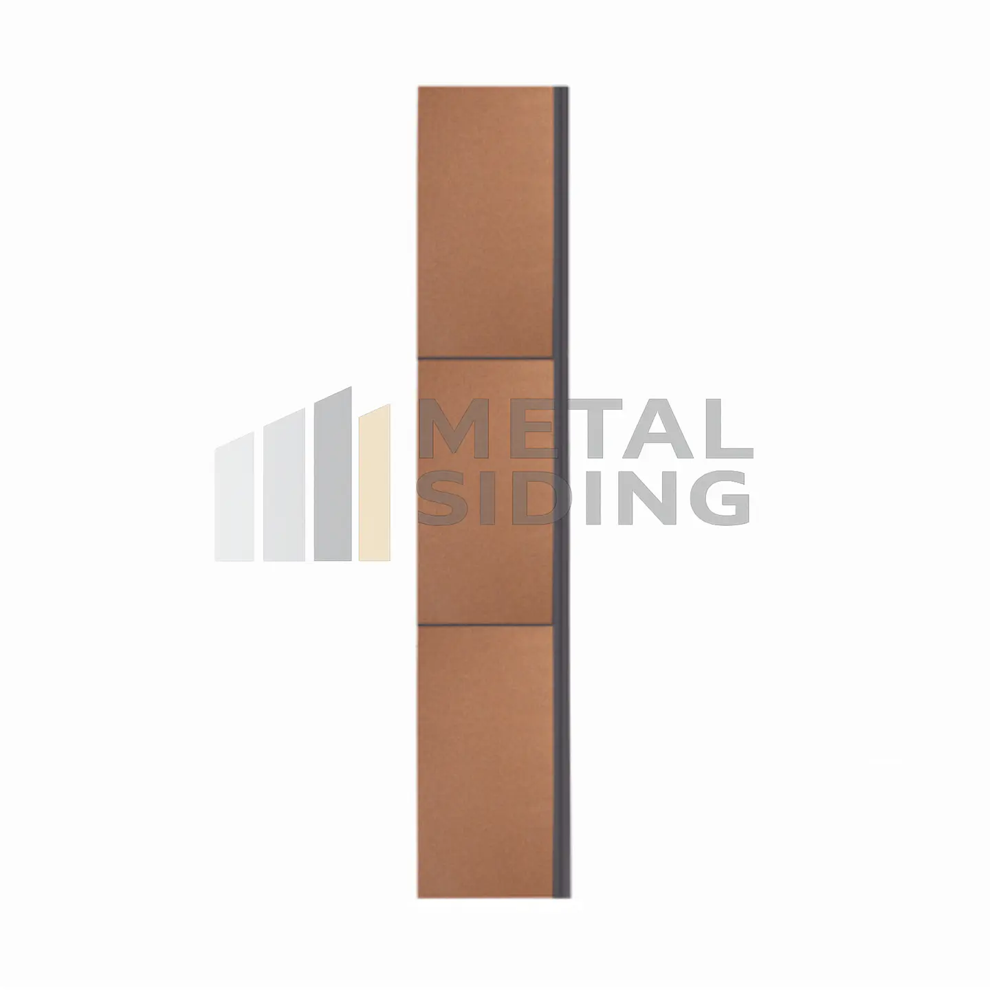 Metal Siding tipo Granito color Cafe Caja 8 Planchas 3