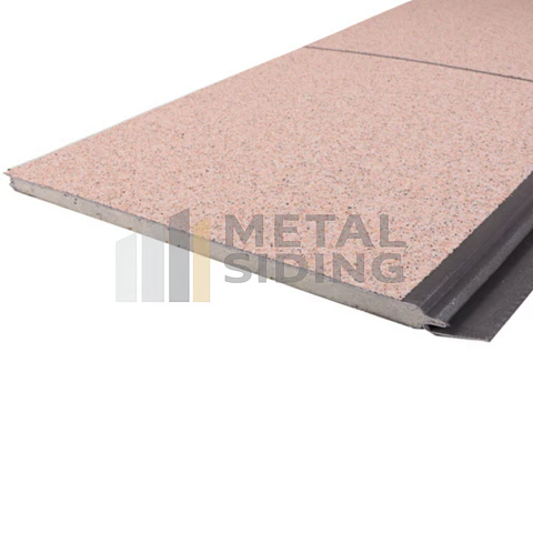 Metal Siding tipo Granito color Coral Caja 8 Planchas