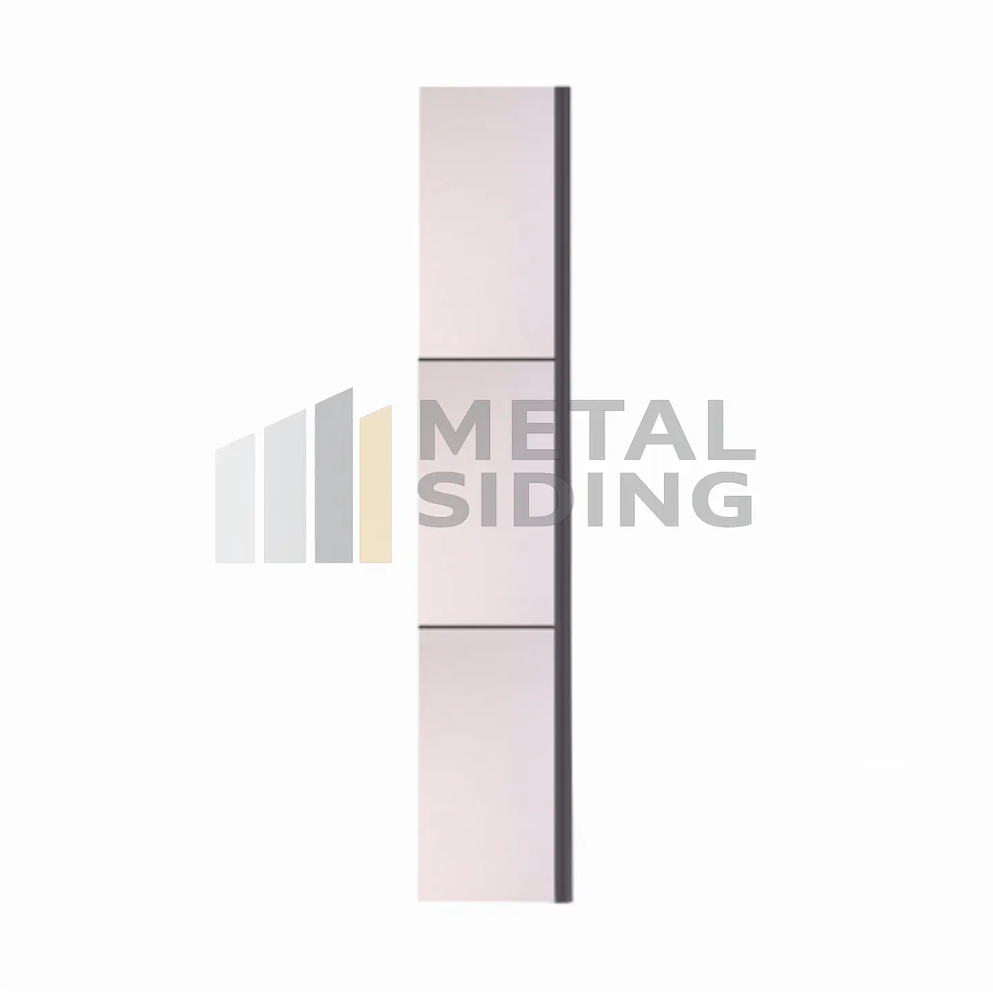 Metal Siding tipo Granito color Crema Caja 8 Planchas 3