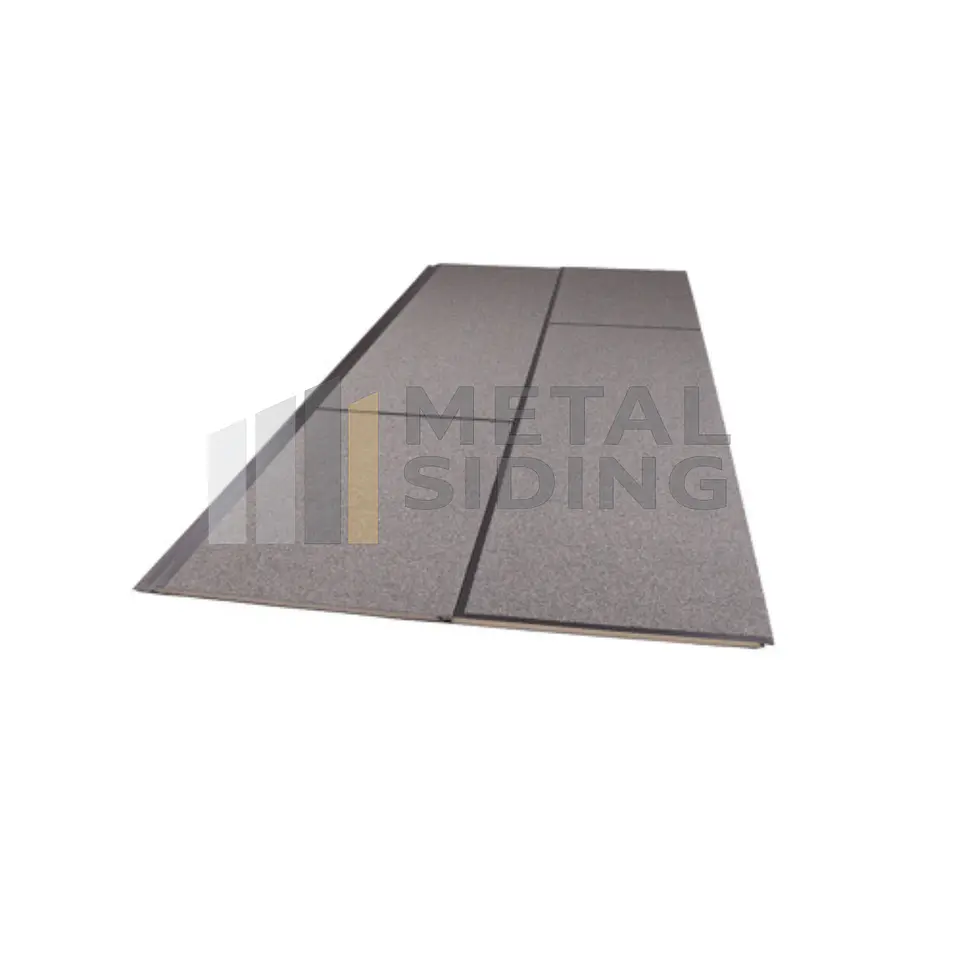 Metal Siding tipo Granito color Piedra Caja 8 Planchas 4