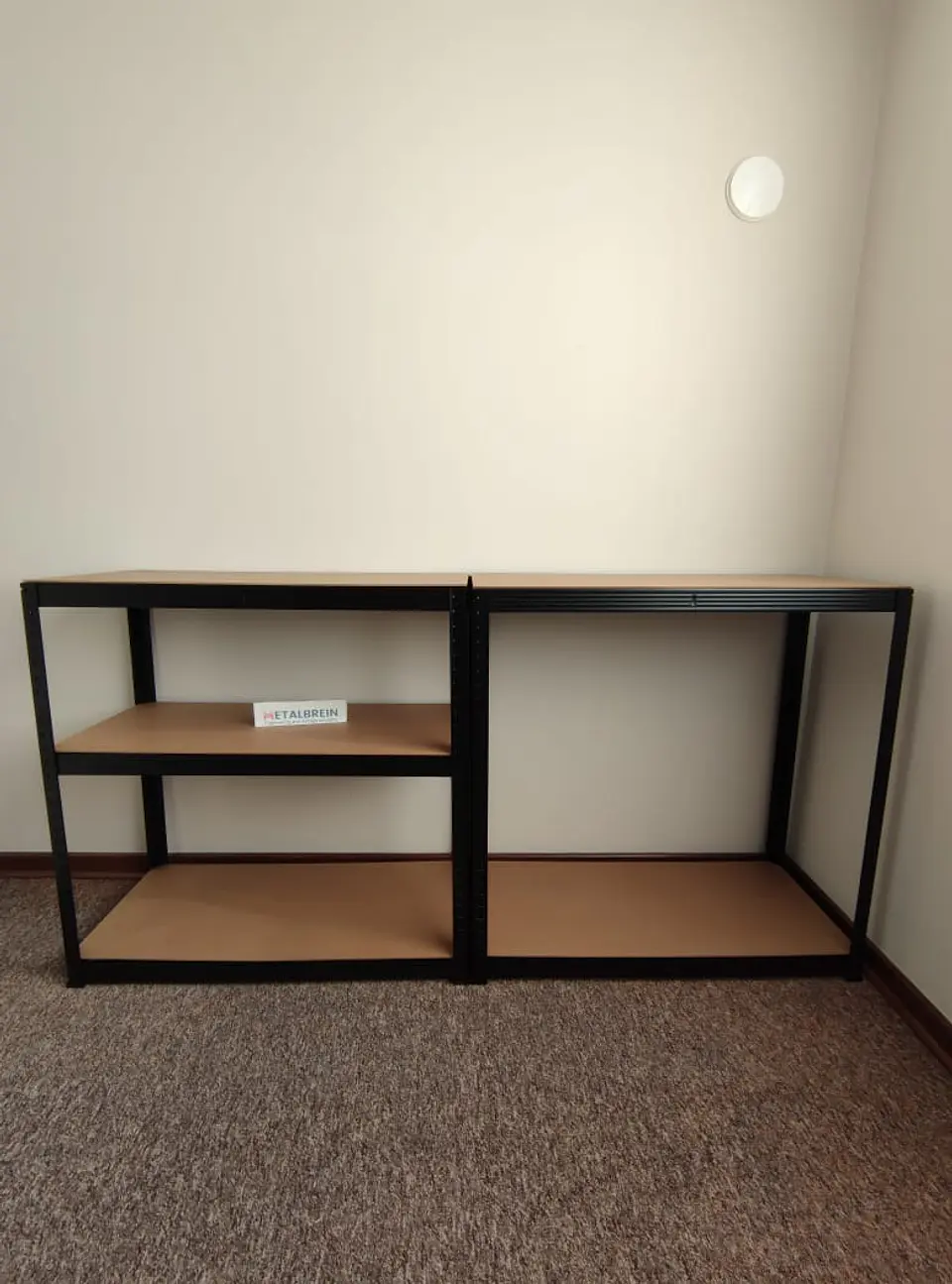 Estante Metálico 186x90x40 Negro - 5 niveles - 375kg 9
