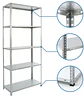 Estante Metálico 165x75x30 - 5 niveles - 150kg  - Miniatura 5