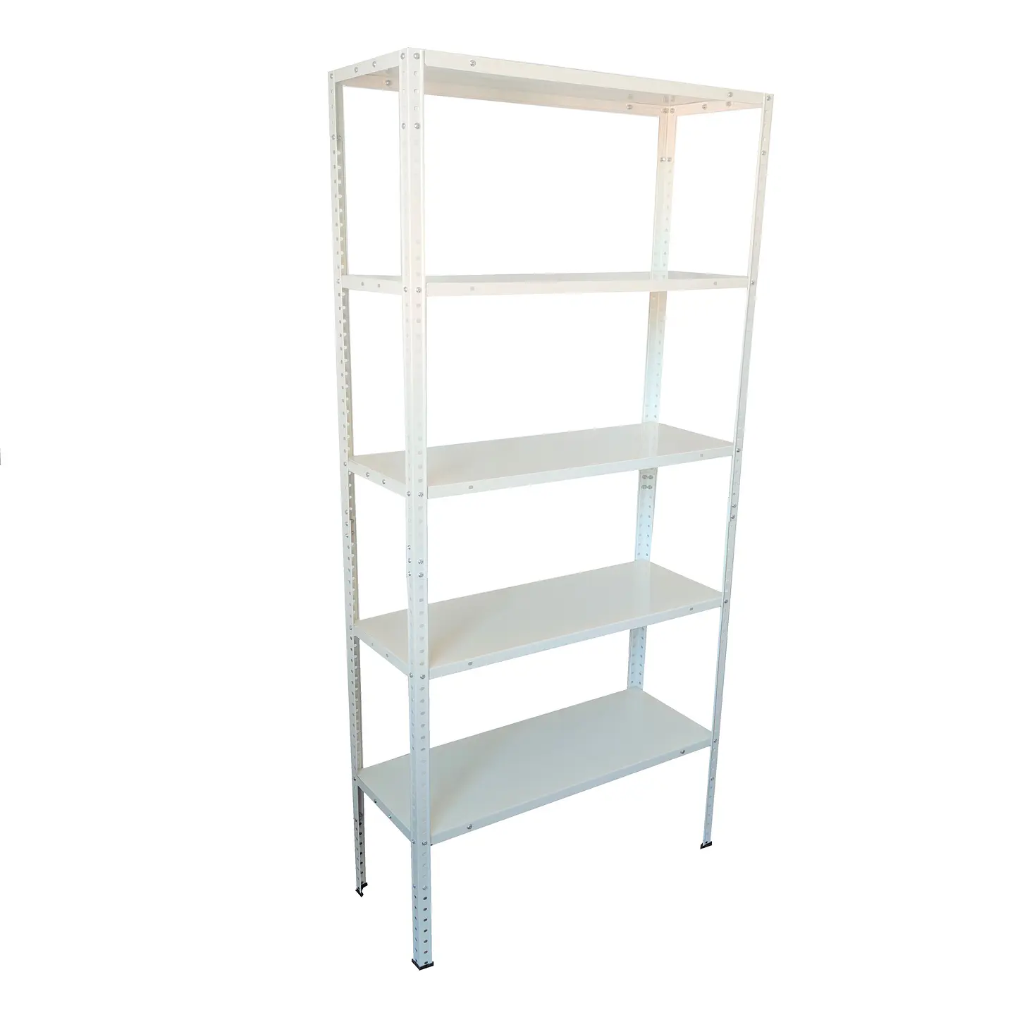 Estante Metálico 170x80x30cm - 5 niveles - color Blanco 8