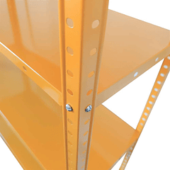 Estante Metálico 170x80x30cm - 5 niveles - color Lucuma