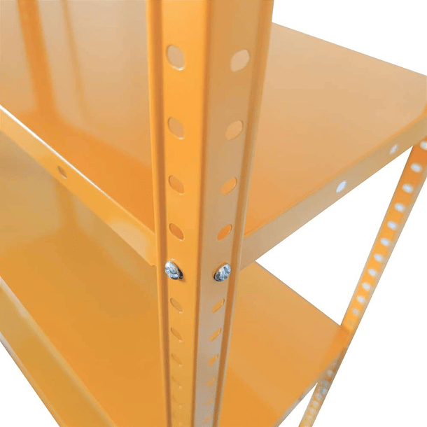 Estante Metálico 170x80x30cm - 5 niveles - color Lucuma 2