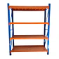 Rack Estante Metálico 200x50x150 - 600kg - Miniatura 2