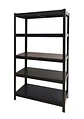 Estante Metálico 183x90x40 Negro bandeja metálica - 5 niveles - Miniatura 3