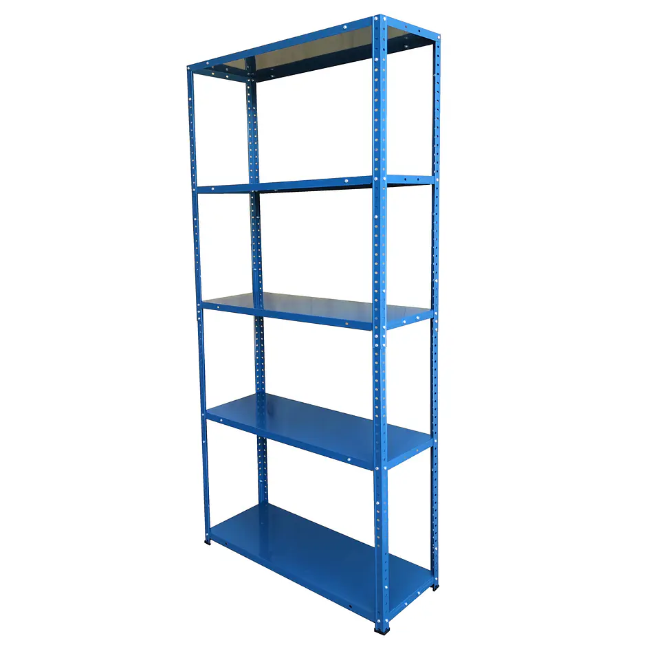 Estante Metálico 170x80x30cm - 5 niveles - color Azul Petróleo 5
