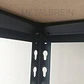 Estante Metálico 180x120x60 cm Negro - 5 niveles - 600kg - Miniatura 3