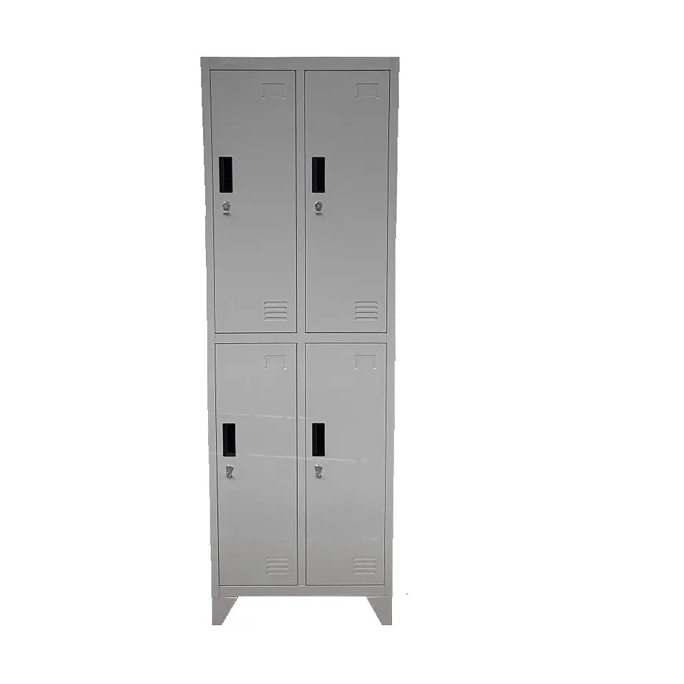 Locker Metálico 2 cuerpos 4 puertas 2