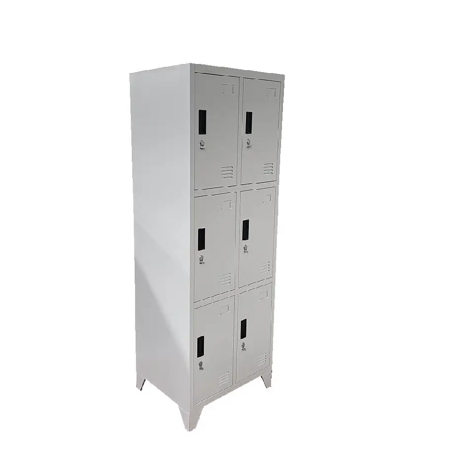 Locker Metálico 2 cuerpos 6 puertas 1