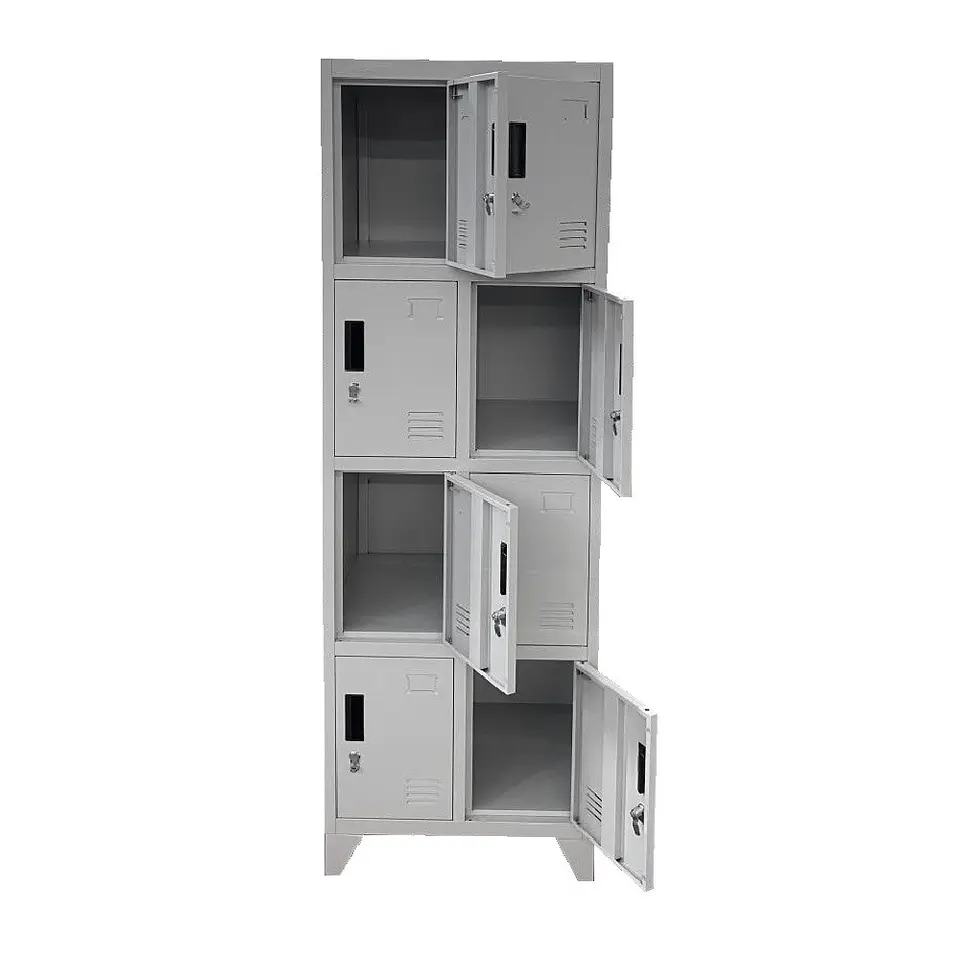 Locker Metálico 2 cuerpos 8 puertas 3